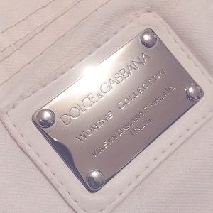 Dolce & Gabbana white jean